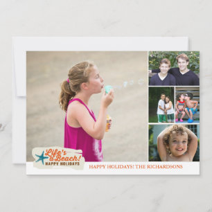 Life's A Beach! x5 Holiday Card