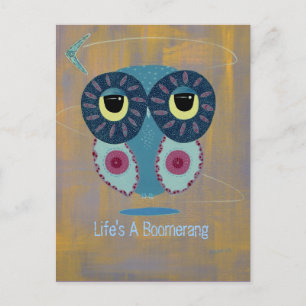 Life's A Boomerang Postcard