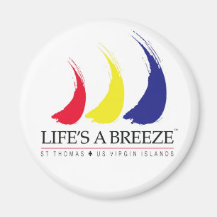 Life's a Breeze™_Paint-The-Wind_St. Thomas magne Magnet