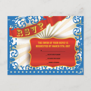 LIFE'S A CIRCUS Bat Bar Mitzvah Invitation