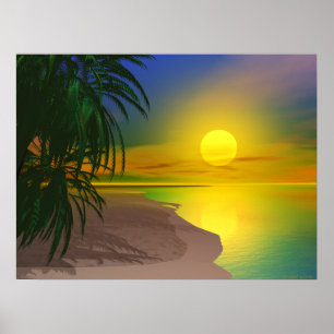 Life's a Sunny Beach Poster