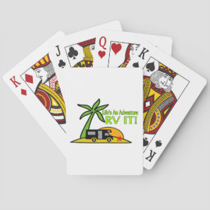 Life's An Adventure So RV It Playing Cards