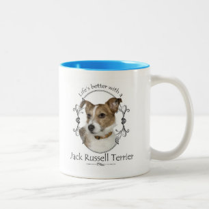 Life's Better Jack Russell Mug