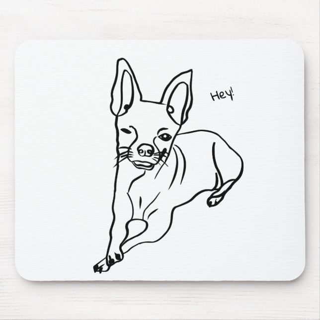 Life's Better with a Chihuahua Mouse Mat (Front)