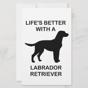 Life's Better With A Labrador Retriever Stationery