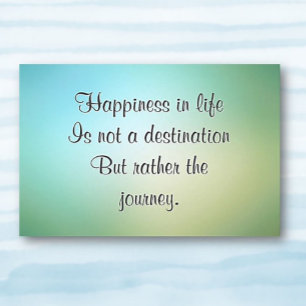 Life's Journey Quote Wall Art Poster