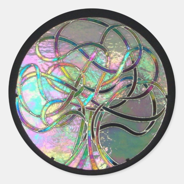 Lifes Lights (stained glass) sticker (Front)