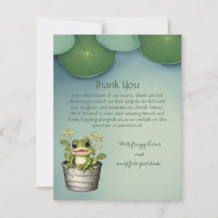 Life's Lily Pads Thank You Card