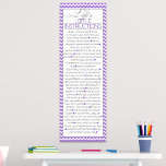 Lifes Little Instructions (lilac) Poster<br><div class="desc">A fantastic list of helpful,  inspiring and encouraging little "life" instructions.  This poster print goes great in a bedroom,  dorm room or for some permanent reading material in the bathroom!</div>