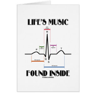 Life's Music Found Inside (ECG/EKG Heartbeat)