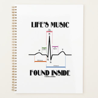 Life's Music Found Inside ECG Electrocardiogram Planner