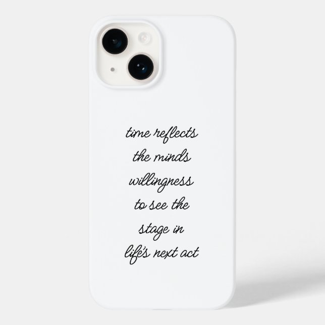 Life's Next Act iPhone Case (Back)