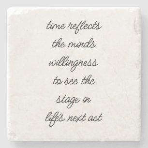 Life's Next Act Marble Stone Coaster