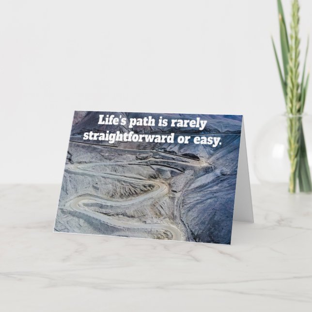 Life's path. card (Front)