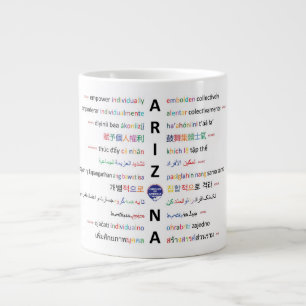 Life's Principles - Languages of Arizona 1 Large Coffee Mug