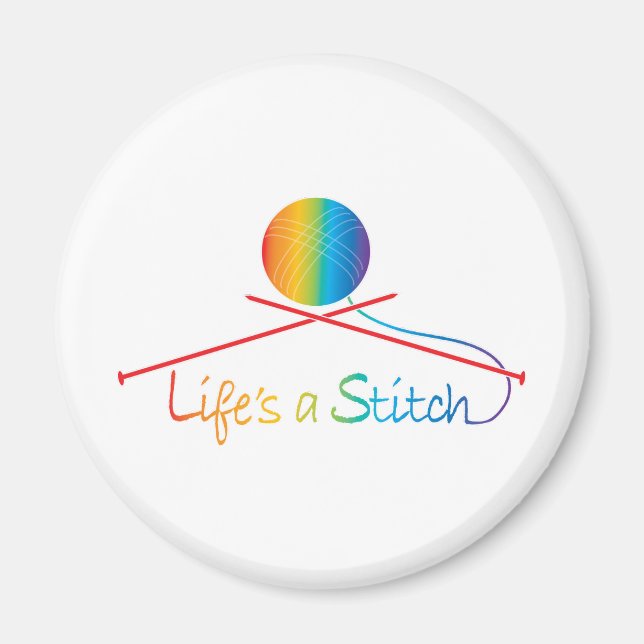 Lifes Stitch Magnet (Front)