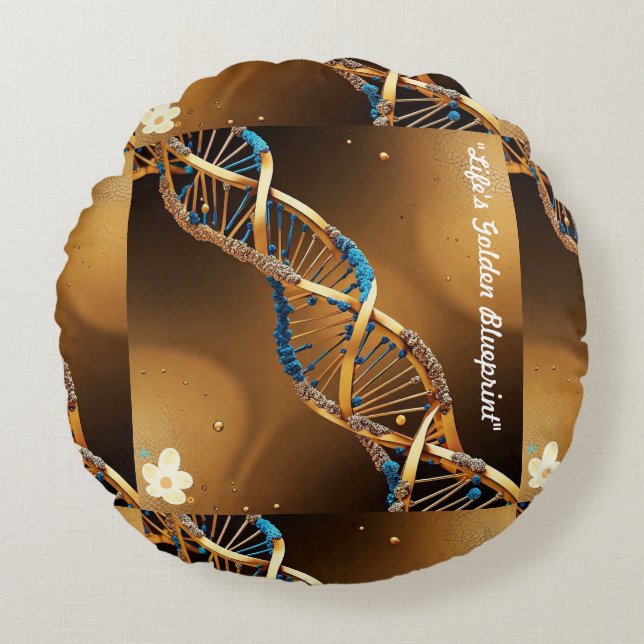 "Life's Tapestry" Round Cushion (Front)