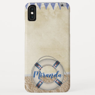 Lifesaver on the sand iPhone XS max case