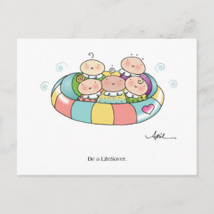 LifeSaver Postcard by April McCallum