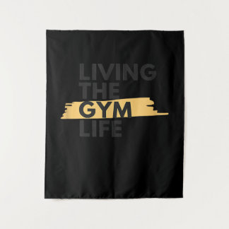 Lifestyle Apparel Living Gym Life Tapestry