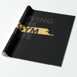 Lifestyle Apparel Living Gym Life Wrapping Paper