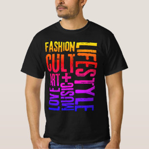 LIFESTYLE FASHION CULT - coloured T-Shirt