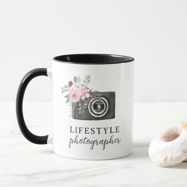 Lifestyle Photographer Mug (With Donut)