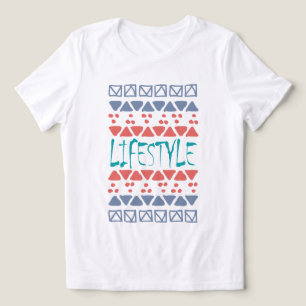 Lifestyle Statement – Modern Tribal-Inspired  Tri-Blend Shirt