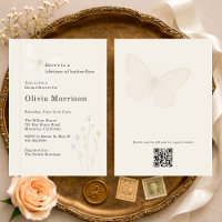 Lifetime of Butterflies QR Code Bridal Shower