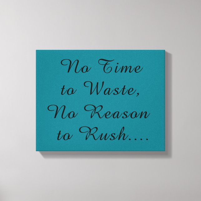 Lifetime Quotes Canvas Print (Front)