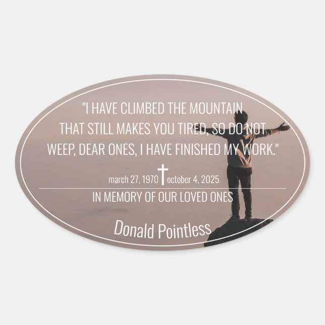 Lifeworks 002 oval sticker (Front)