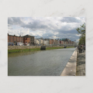 Liffy River In Dublin Postcard