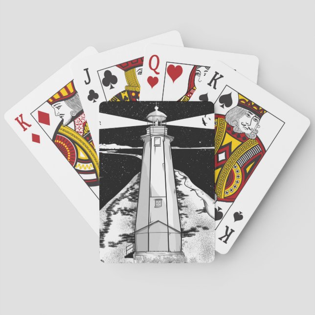 Lifhthouse Nelson New Zealand Playing Cards (Back)