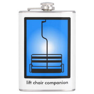 lift chair companion flask by champagne horizon