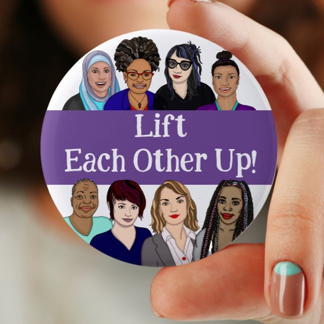 Lift Each Other Up | Women's Day Pins (Creator Uploaded)