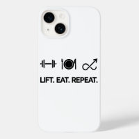 Lift. Eat. Repeat. - Motivational Fitness Design
