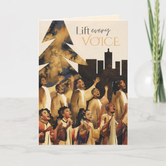 Lift Every Voice | Black Holiday Greeting Card
