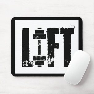 LIFT GYM Weightlifting BODYBUILDING Mouse Mat