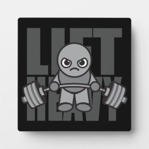 Lift Heavy - Anime Kawaii Workout Motivational Plaque