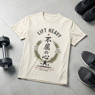 Lift Heavy Japanese Gym T-Shirt | Unbreakable
