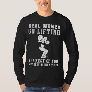 Lift Heavy, Laugh Hard! Real Women Go Lifting Tee