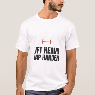 Lift Heavy Nap Harder Funny Gym Workout T-Shirt