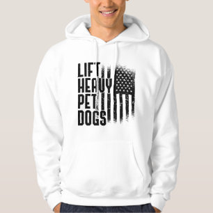 Lift Heavy Pet Dogs Gym Lover Dog Owner Fitness Gi Hoodie