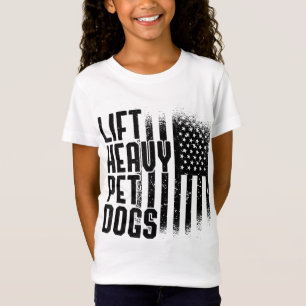 Lift Heavy Pet Dogs Gym Lover Dog Owner Fitness Gi T-Shirt
