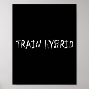 Lift Heavy Run Far Hybrid Sport Fitness Running Bo Poster