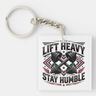 Lift Heavy Tee Key Ring