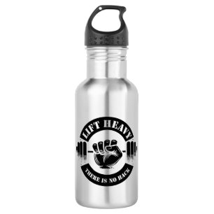 Lift Heavy There Is No Hack 532 Ml Water Bottle