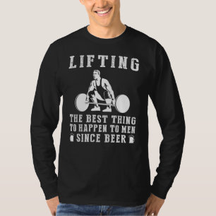 Lift, Laugh, Repeat: Lifting - Mens Joy Beyond Bee T-Shirt