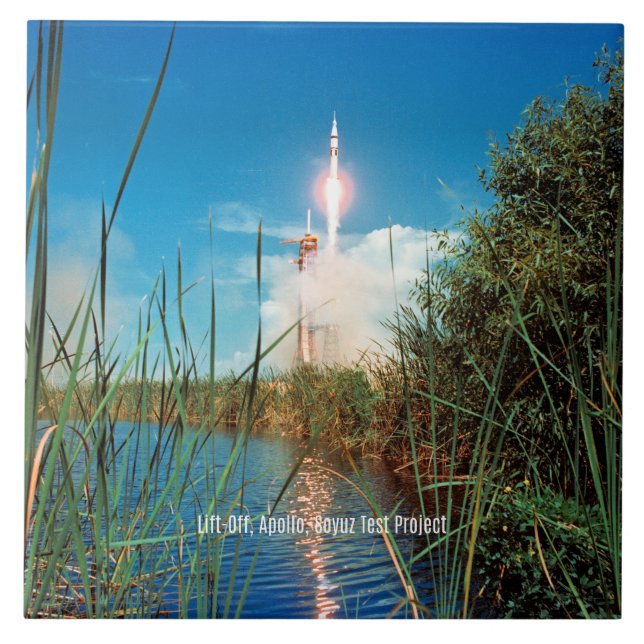 Lift Off-Apollo, Soyur Test Project, Tile (Front)