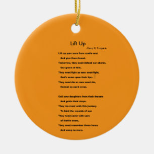 LIFT UP CERAMIC TREE DECORATION